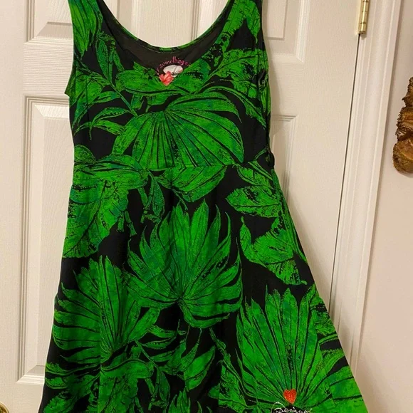 green emerald velvet dress Desigual Women's Dress Calista, Antique Green, X-Small at Amazon Women's  Clothing store main image 1